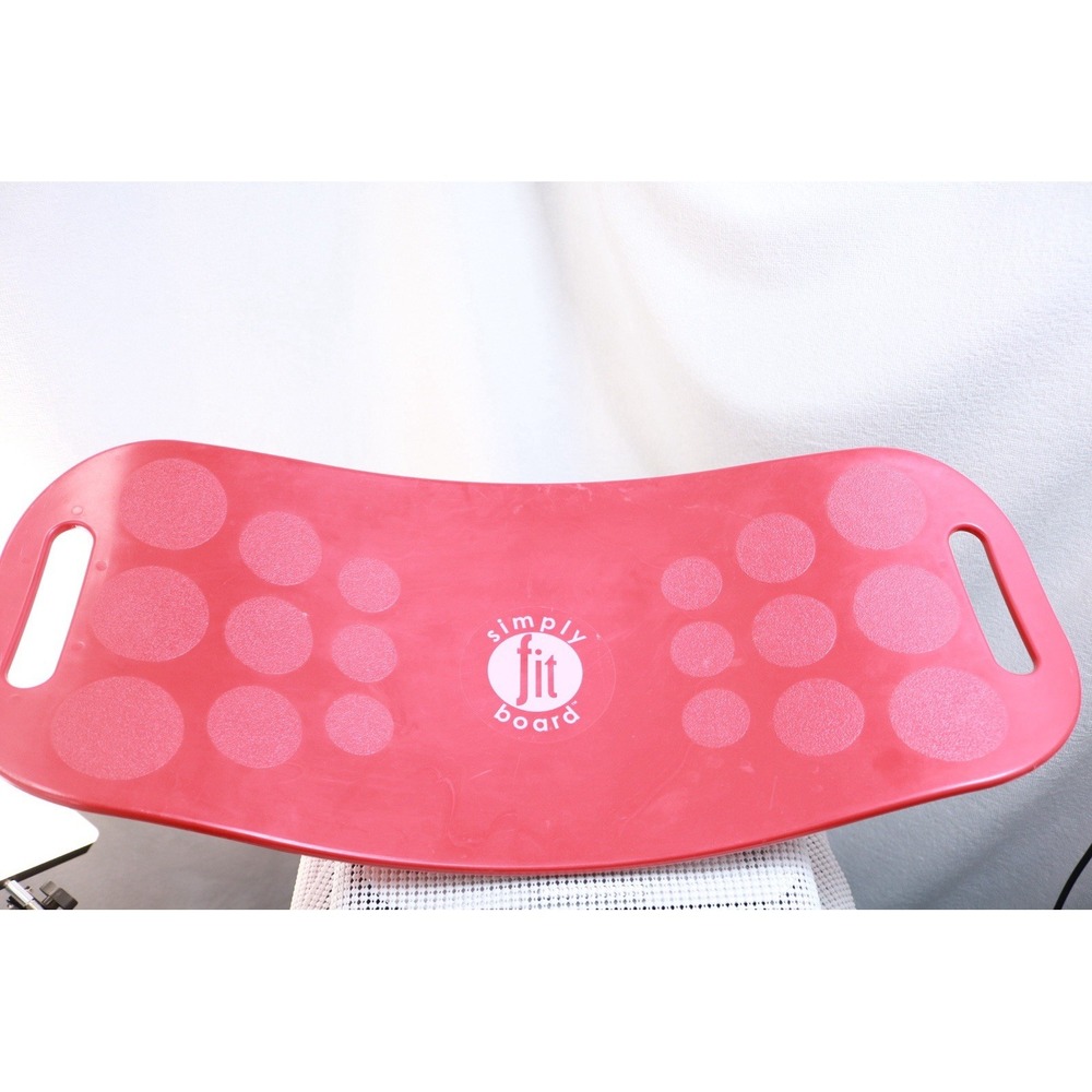 Simply Fit Board Red Balance Twist Exercise Workout Fitness Board Handles